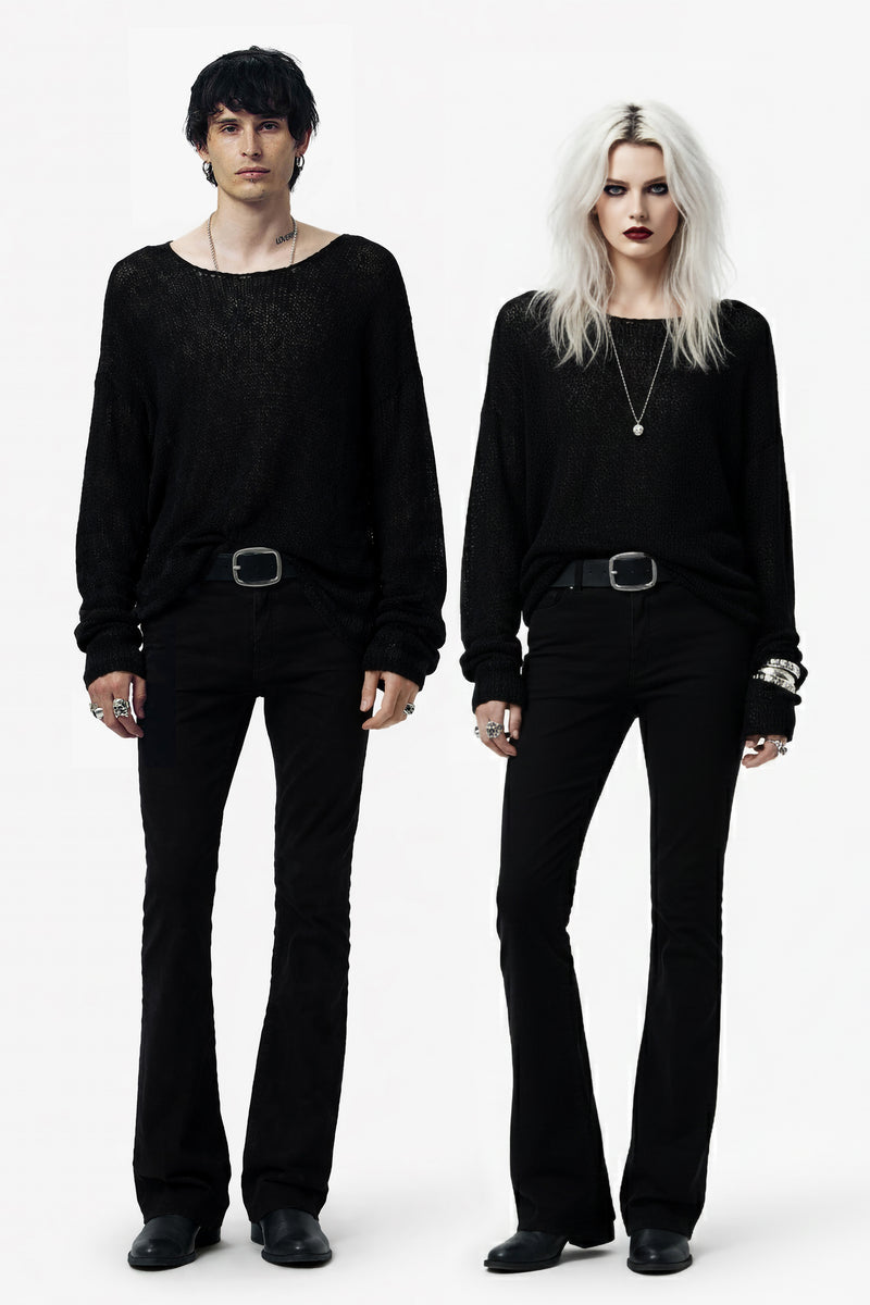 OVERSIZED NAVARRO JUMPER - BLACK - WOMENS