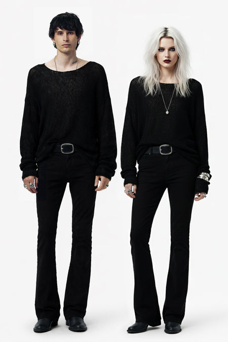 OVERSIZED NAVARRO JUMPER - BLACK - WOMENS