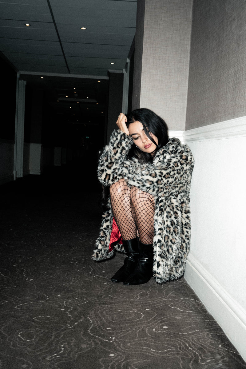Boyfriend Faux Fur Blazer - Leopard