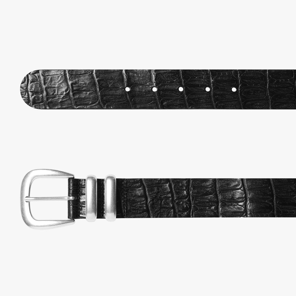 DUO BELT - BLACK CROC & OTHER