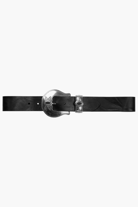 Electric Gypsy Belt - Worn Black Leather