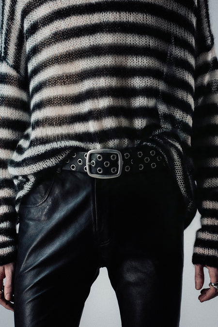 WEILAND BELT - BLACK LEATHER