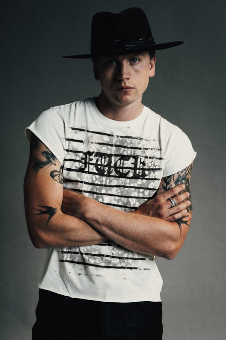 FUCK LEOPARD ROCKER TEE