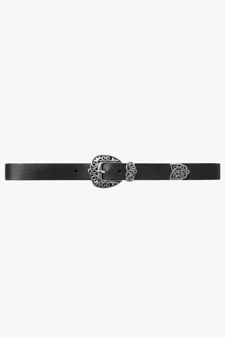 FILIGREE WEST BELT - BLACK