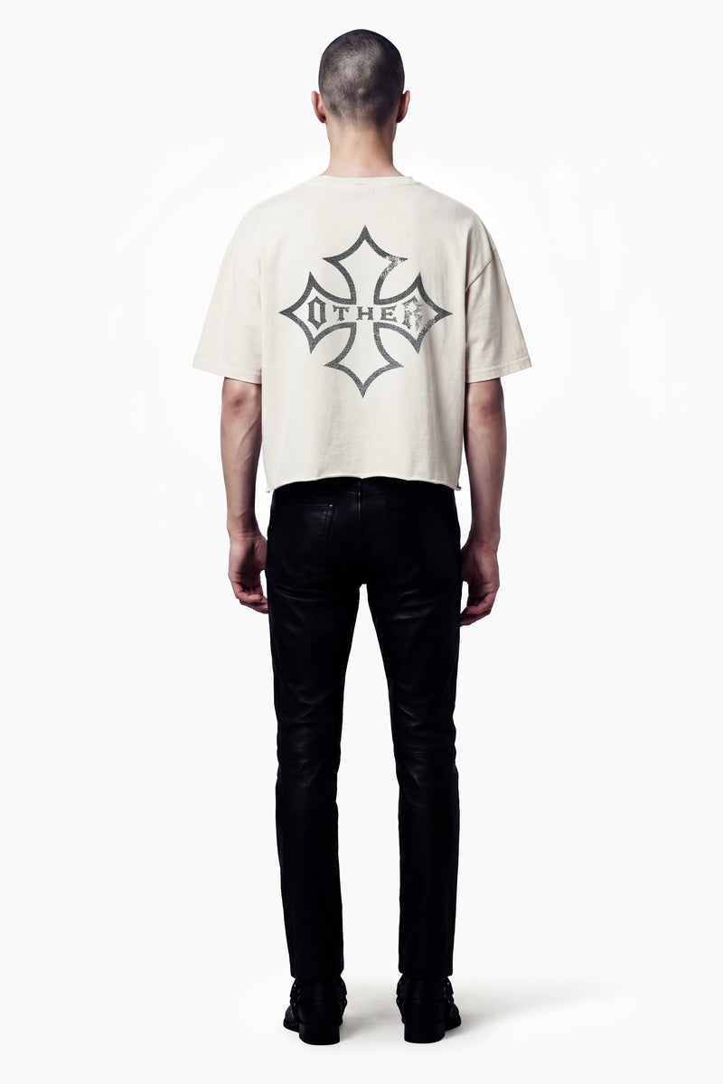 Icon Raw Edge Vintage Issue Oversized T-Shirt - Blonde