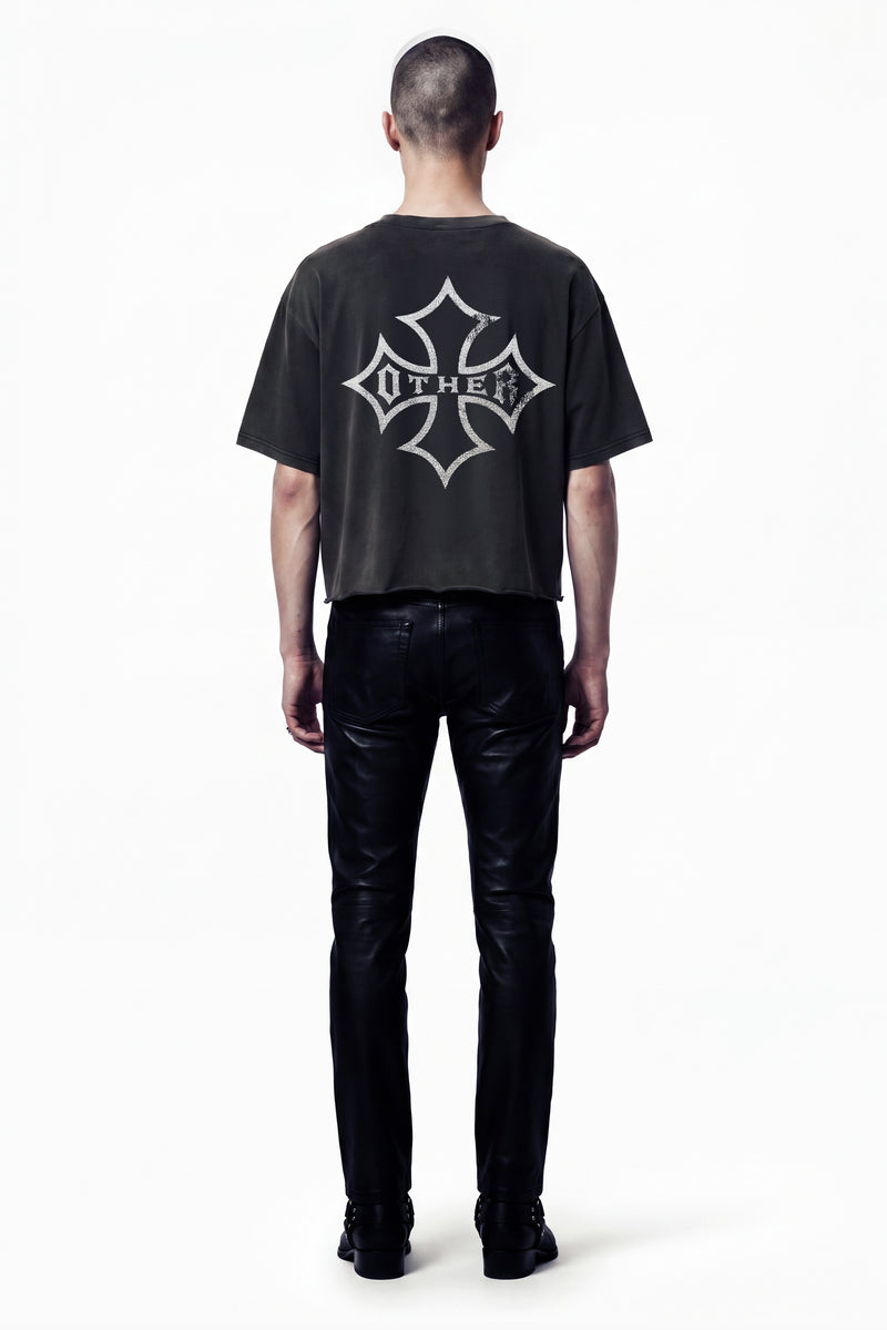 Icon Raw Edge Vintage Issue Oversized T-Shirt - Heavy Relic Black