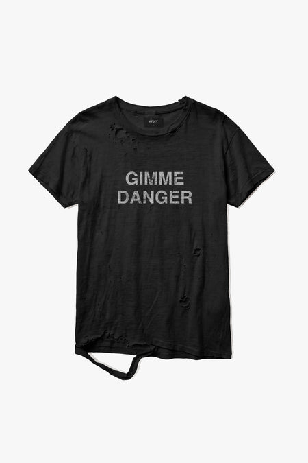 Gimmie Danger Thrasher Tee - Aged Black