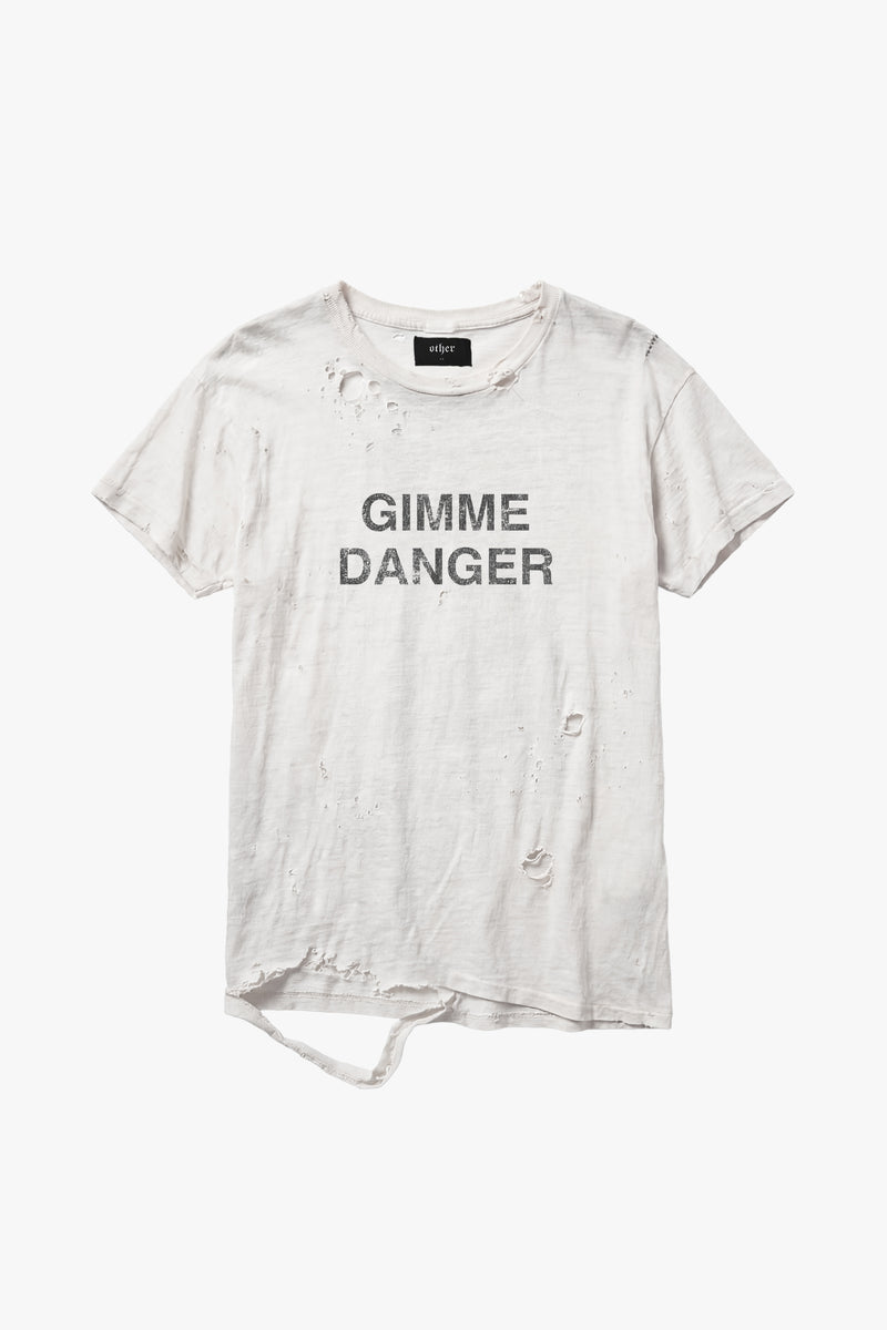 Gimmie Danger Thrasher Tee - Aged White - Women