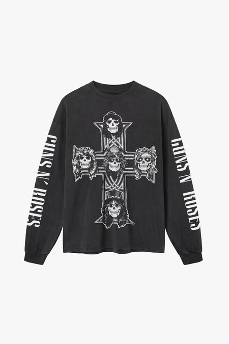 GUNS N' ROSES AFD MONO L/S T-SHIRT