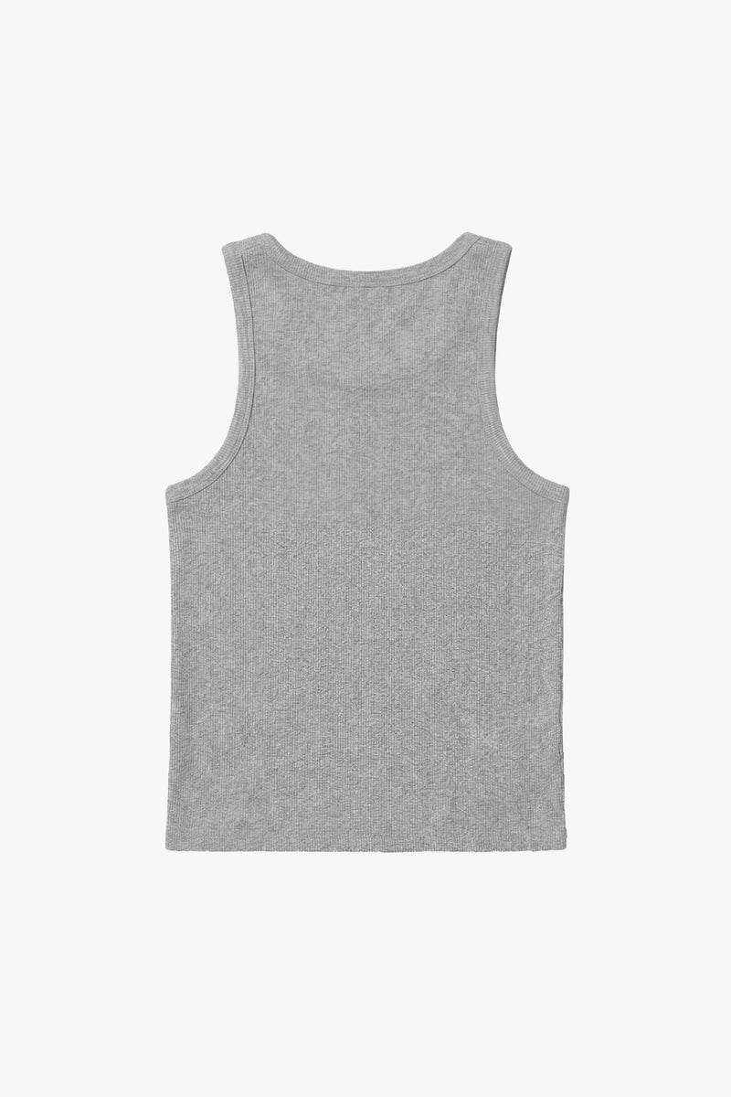 Heavy Rib  Beater Vest - Grey
