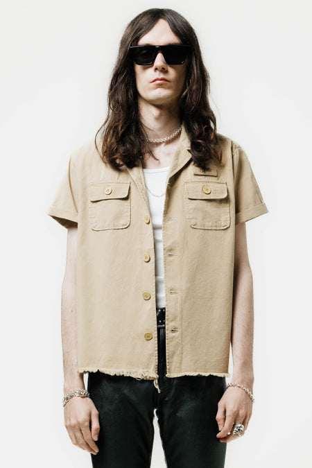 S/S Military Shirt | Desert Sand