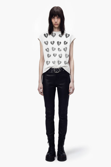 HEARTS ROCKER TEE - WOMEN