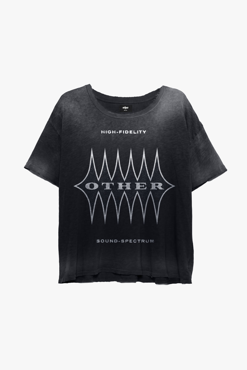 High Fidelity Decay T Shirt - Black Ink