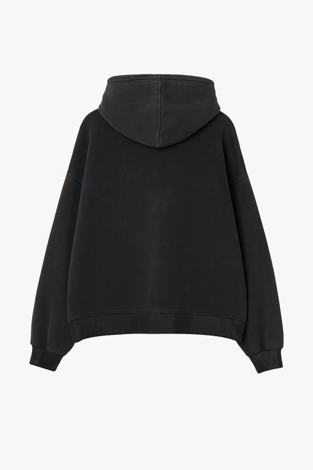 Vintage Issue  Oversized Hoodie - Vintage Black-Women
