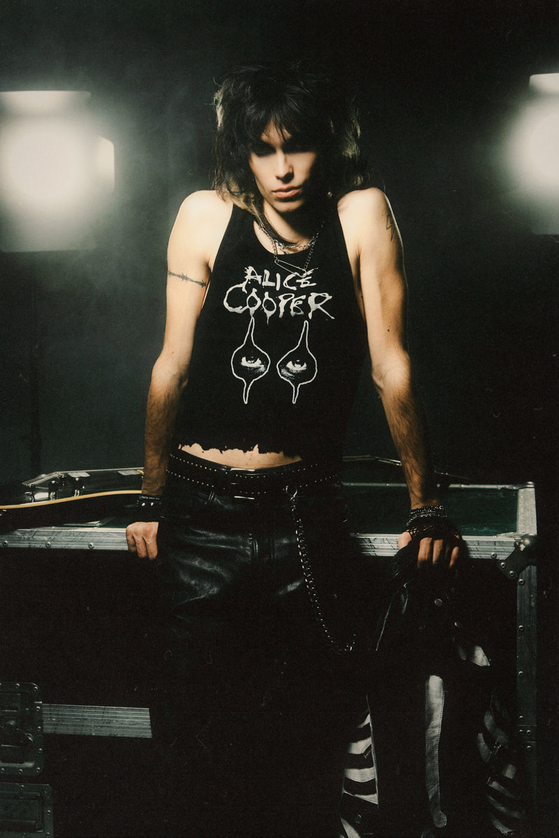 Alice Cooper Distressed Beater