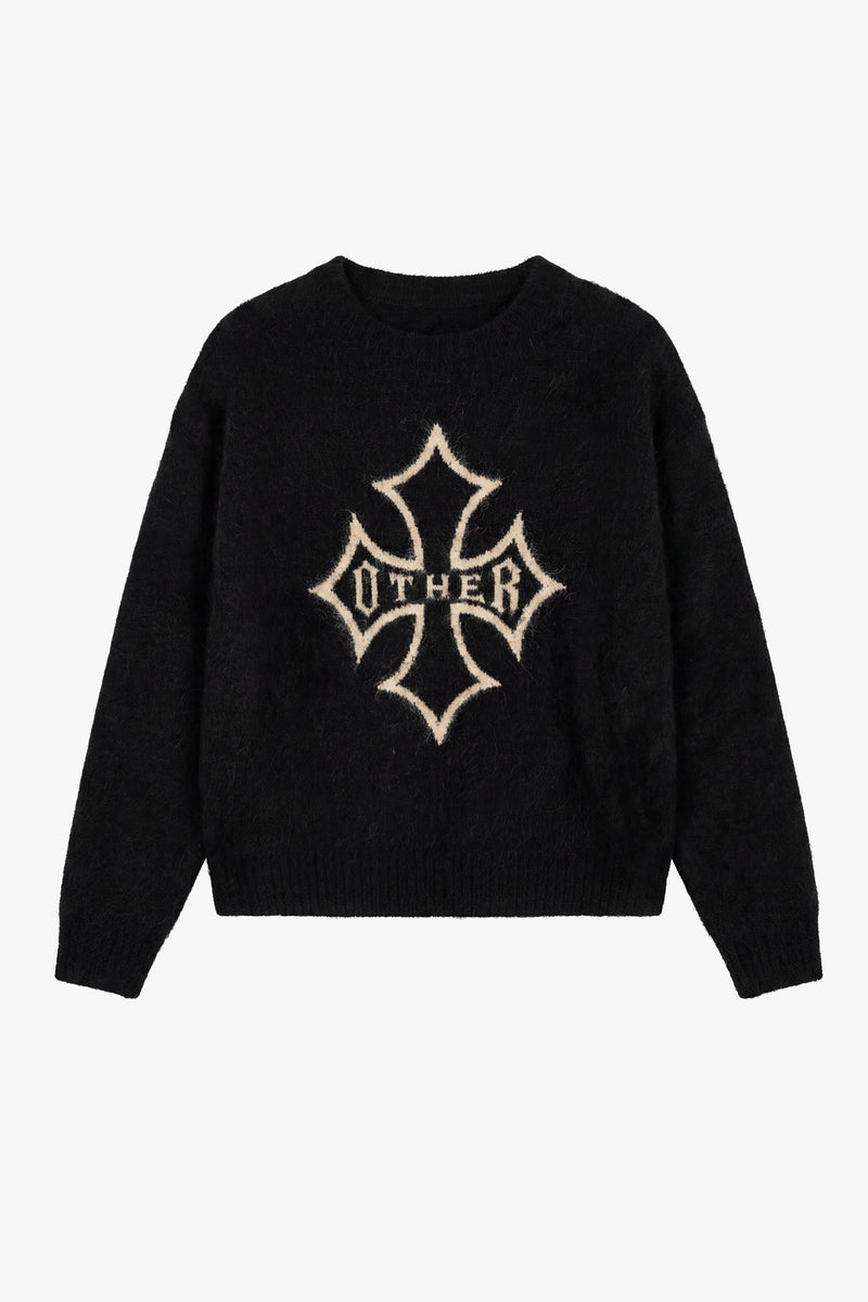 Icon Berwick Brushed Knit jumper - Black
