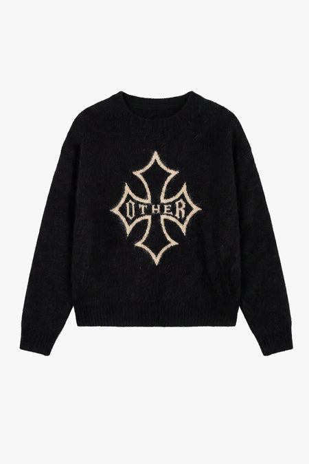 Icon Berwick Brushed Knit jumper - Black