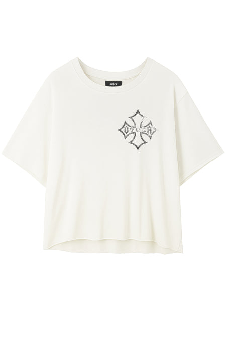 Icon Raw Edge Vintage Issue Oversized T-Shirt - Blonde - Women