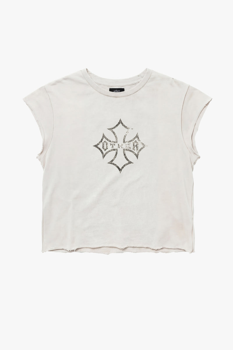 Icon Vintage Issue Raw Edge T-Shirt - Blonde - Women