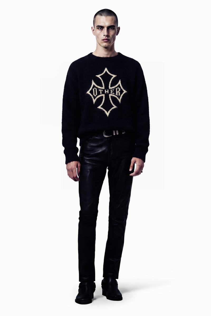 Icon Berwick Brushed Knit jumper - Black