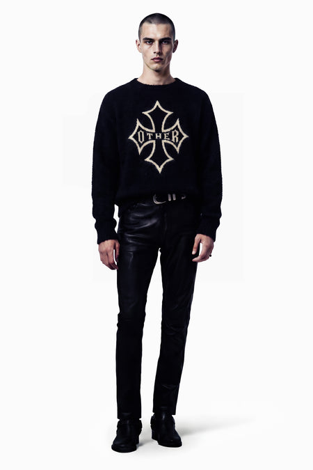 Icon Berwick Brushed Knit jumper - Black