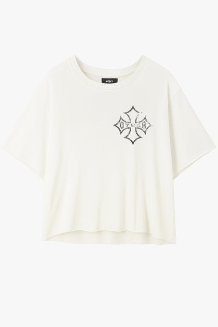 Icon Raw Edge Vintage Issue Oversized T-Shirt - Blonde