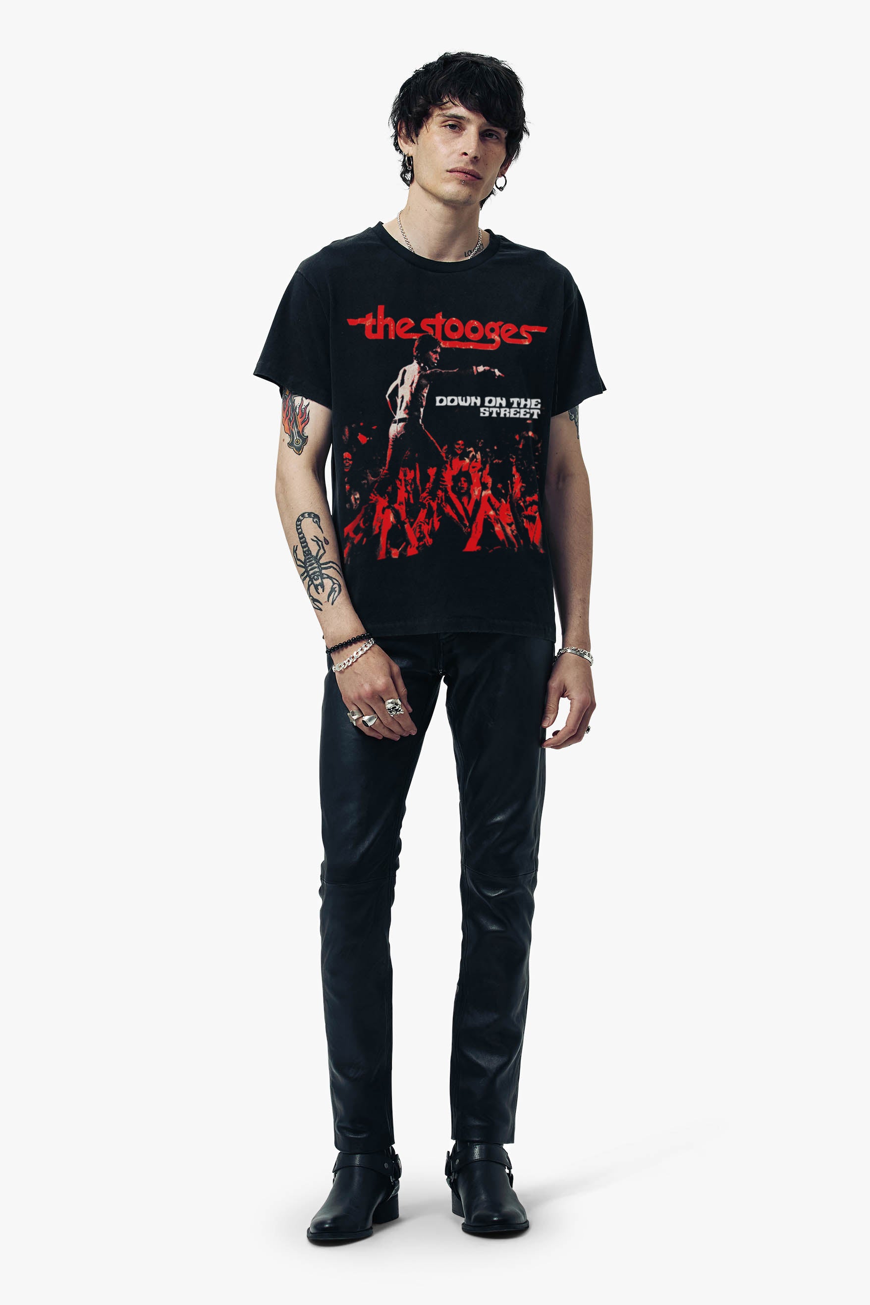 IGGY & THE STOOGES DOWN ON THE STREET VINTAGE T-SHIRT ‐ OTHER UK