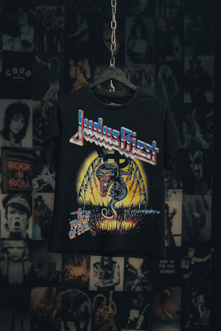 JUDAS PRIEST A TOUCH OF EVIL VINTAGE T-SHIRT