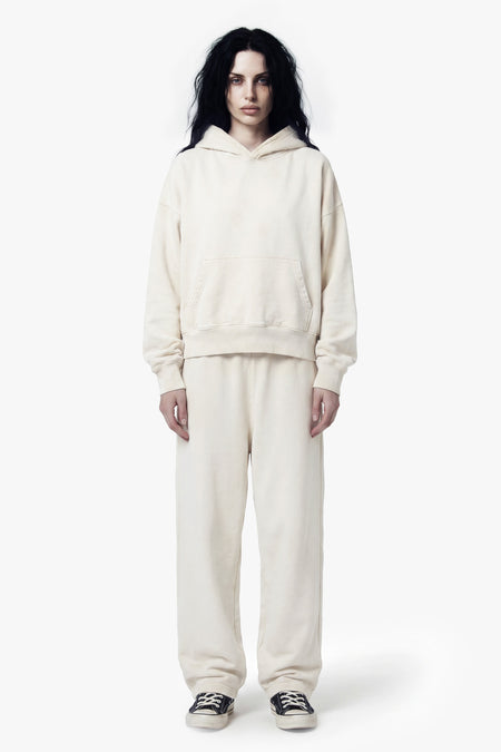 Vintage Issue Wide Leg Sweatpants - Vintage White-Women