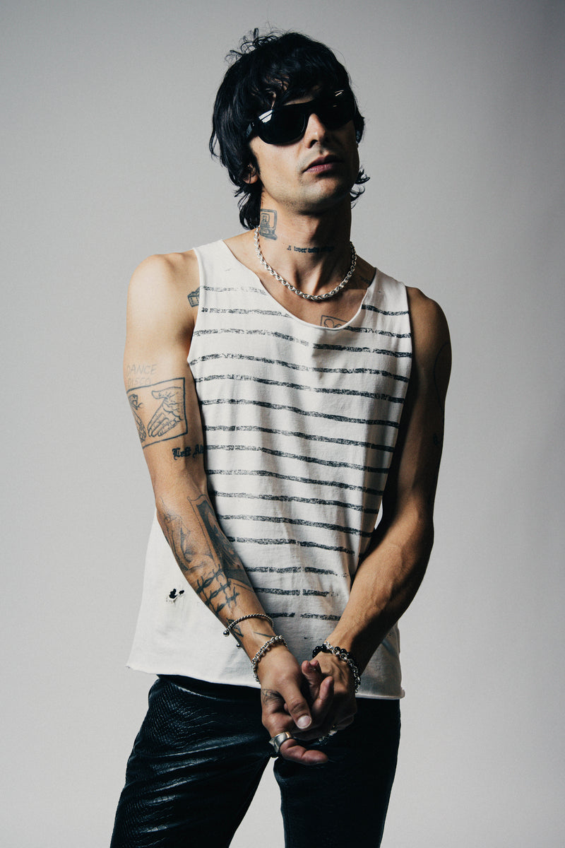 STRIPE DESTROYED TANK