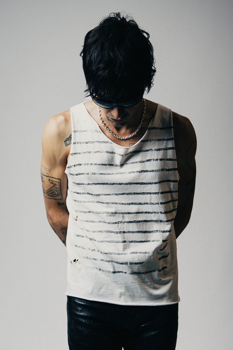 STRIPE DESTROYED TANK