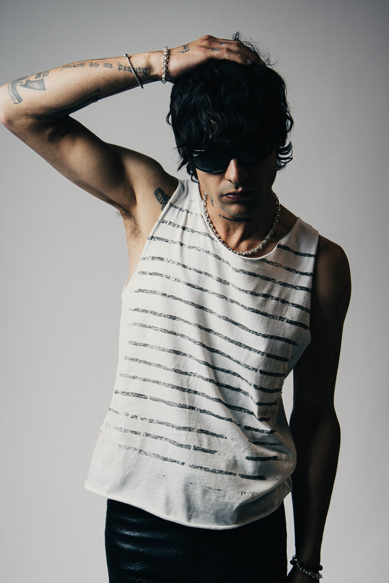 STRIPE DESTROYED TANK