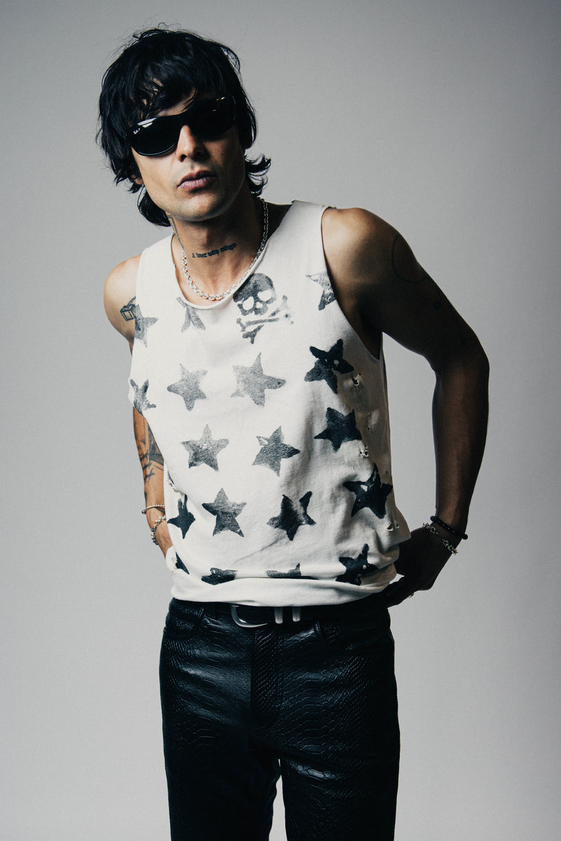 GRAFFITI STARS DESTROYED TANK