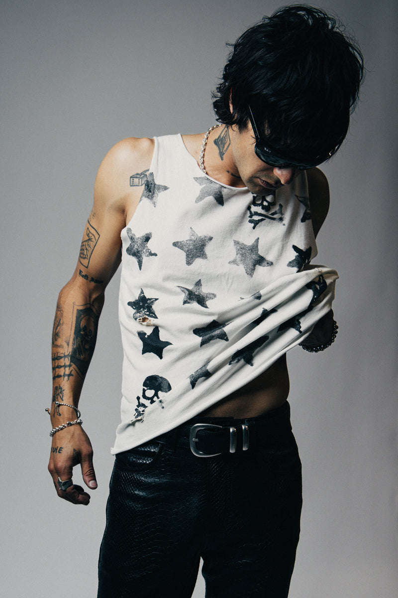 GRAFFITI STARS DESTROYED TANK