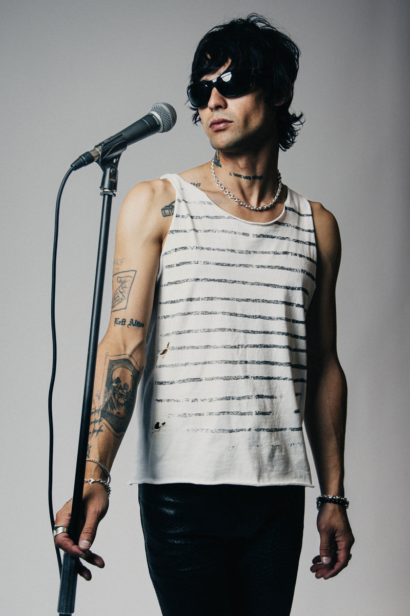 STRIPE DESTROYED TANK