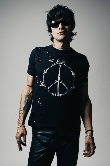 PEACE BONES THRASHER TEE