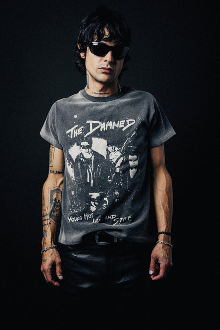 THE DAMNED YOUNG HOT LOUD & STIFF VINTAGE T-SHIRT