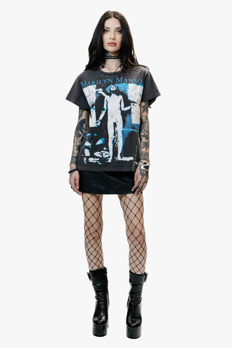 MARILYN MANSON ANGEL WITH THE SCABBED WINGS VINTAGE T-SHIRT