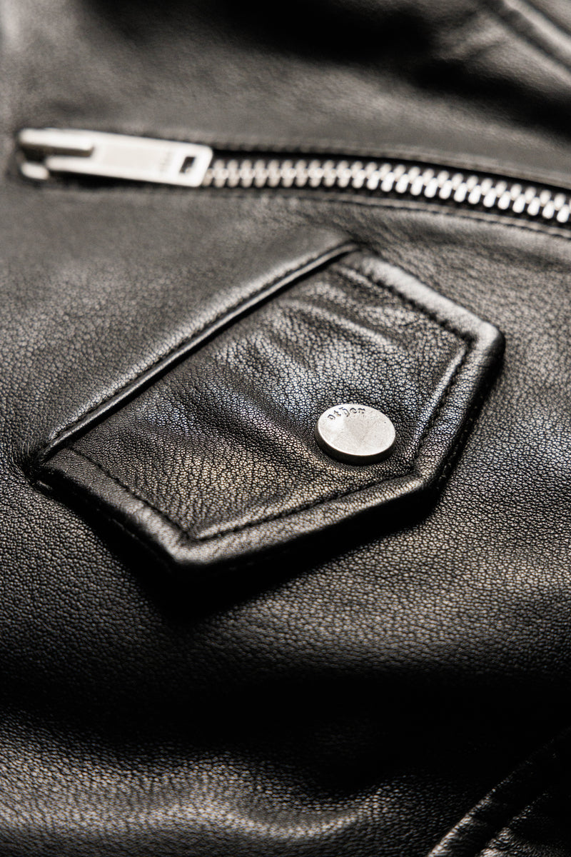 The Deuce Biker Jacket - Vintage Black