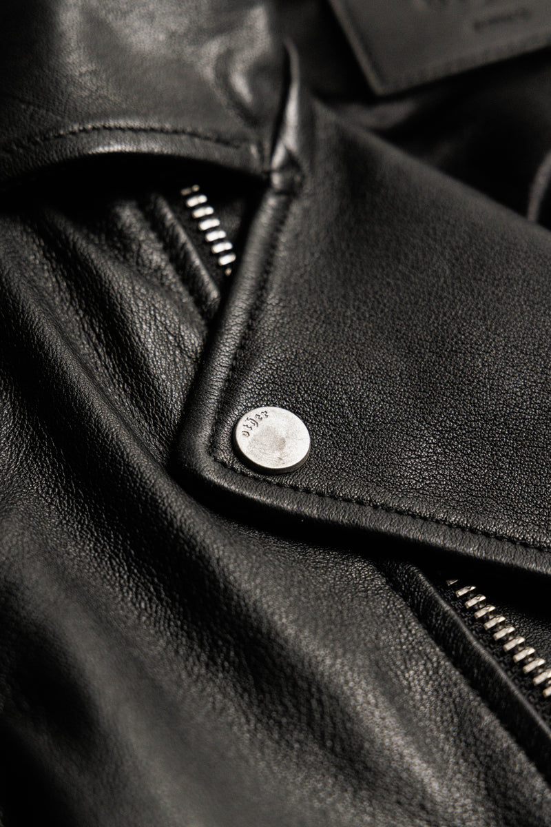 The Deuce Biker Jacket - Vintage Black