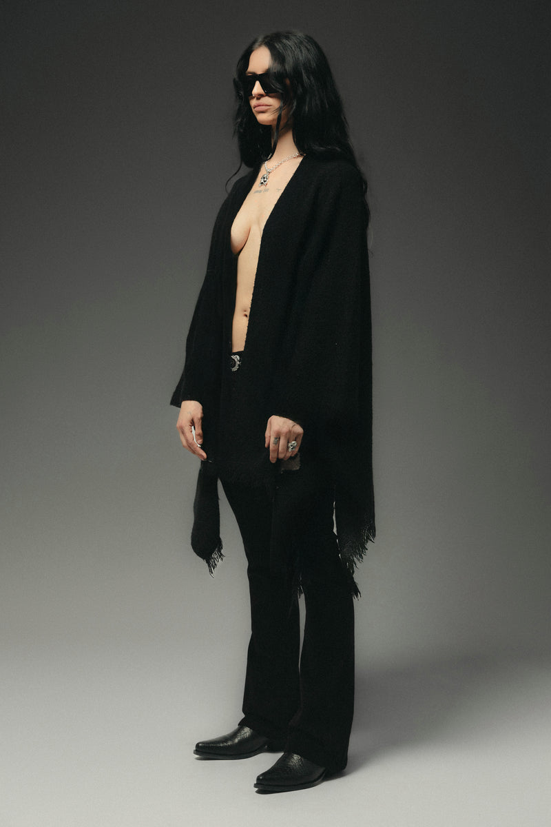 The Poncho | Black