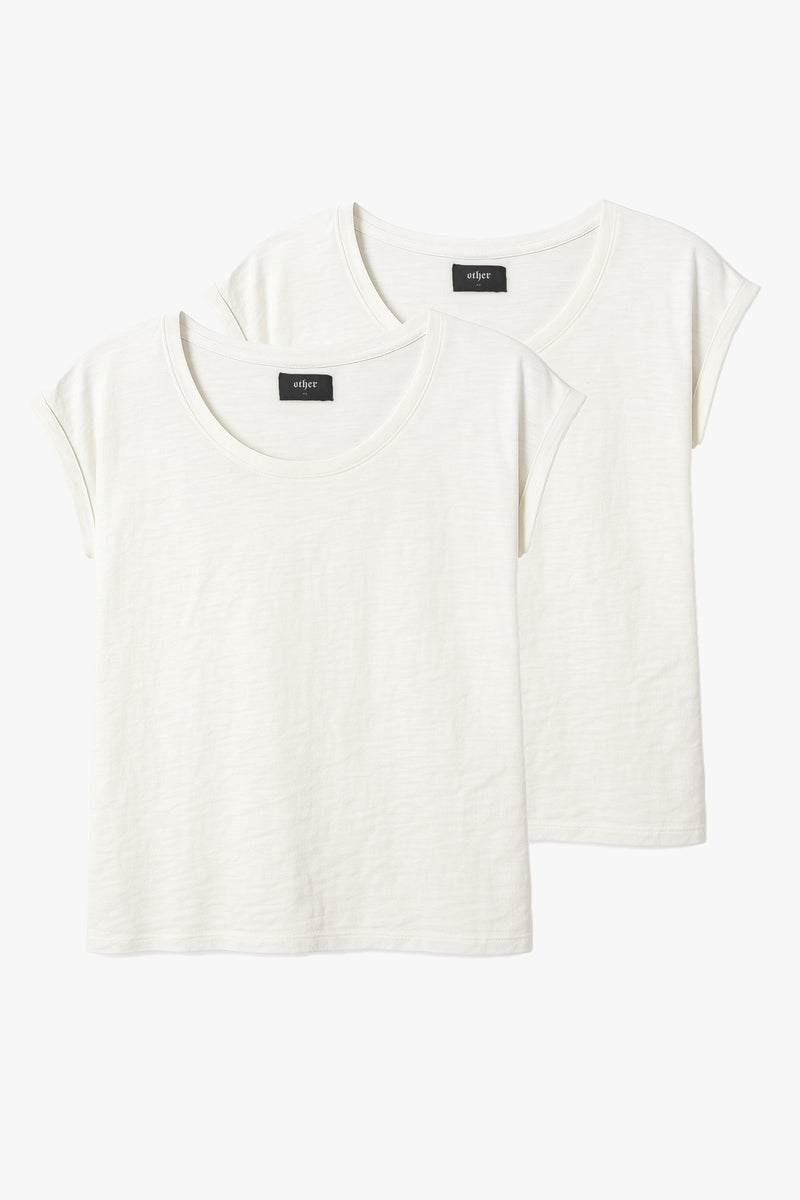 Lazarus Scoop Neck T-Shirt Bundle | Bone