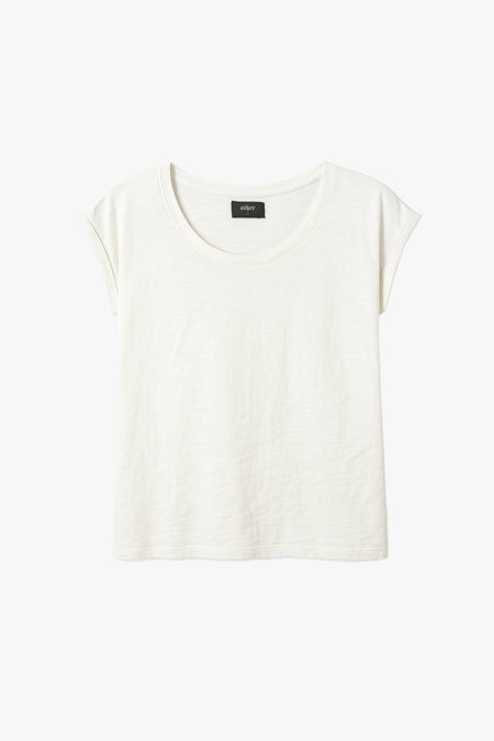 Lazarus Scoop Neck T-Shirt - Bone