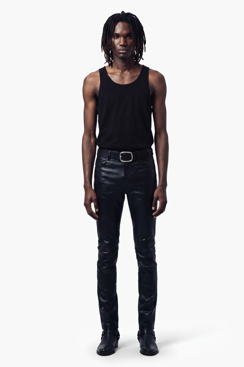 Slub Vest - Black