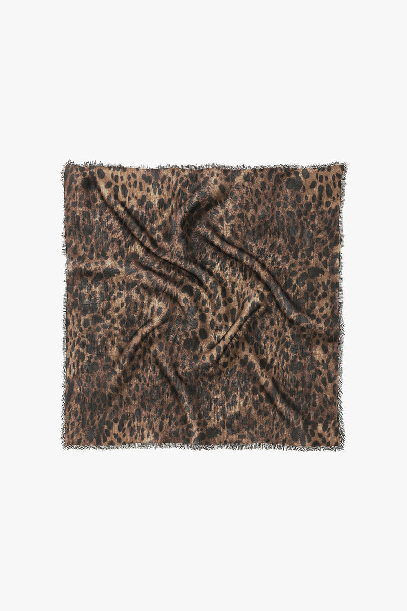 Chiffon Bandana - Leopard