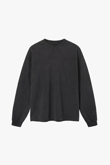 Vintage Issue Oversized L/S T-Shirt - Vintage Black