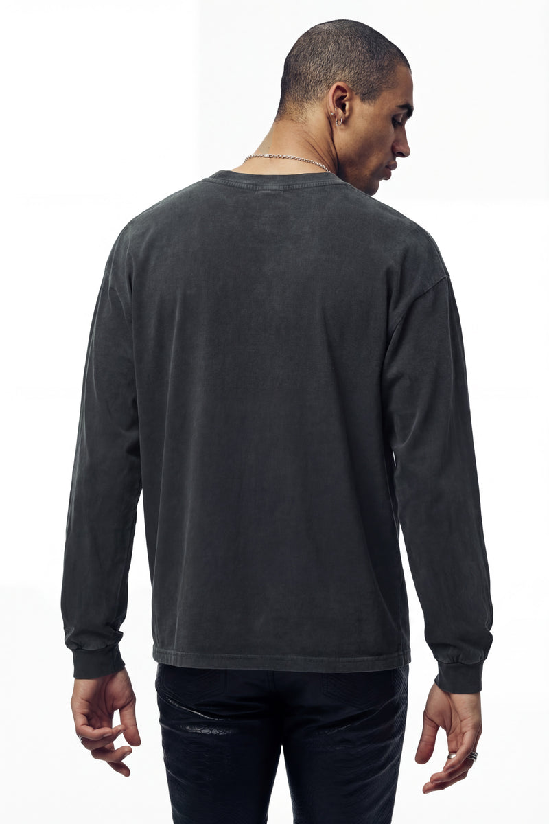 Vintage Issue Oversized L/S T-Shirt - Vintage Black