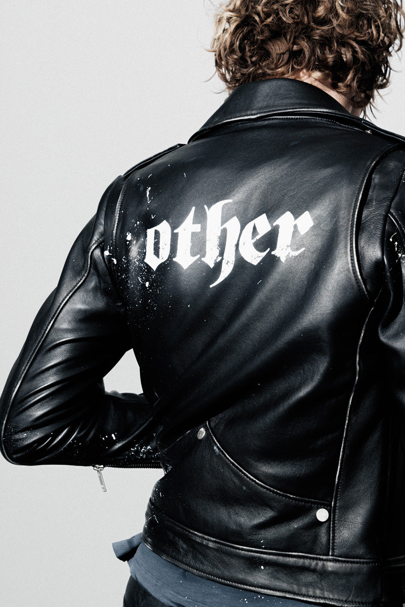 OTHER PRINT STUDIO BIKER JACKET