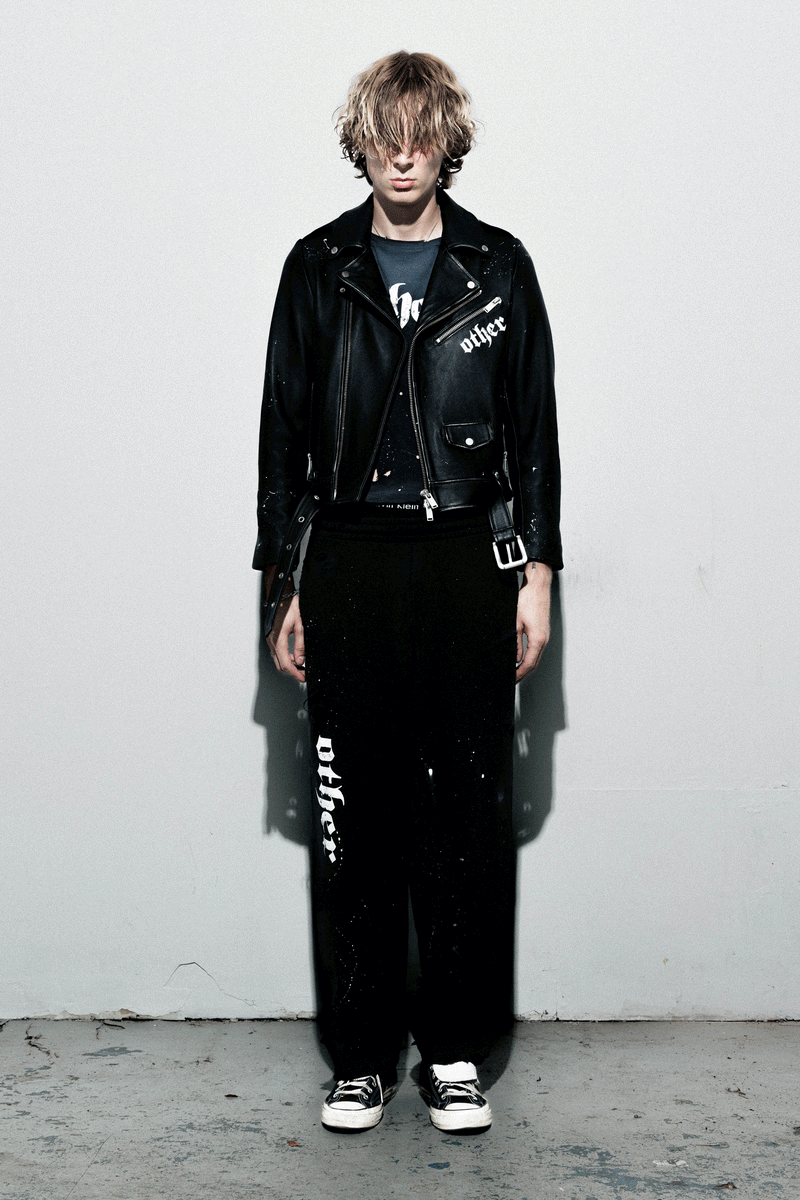 OTHER PRINT STUDIO BIKER JACKET