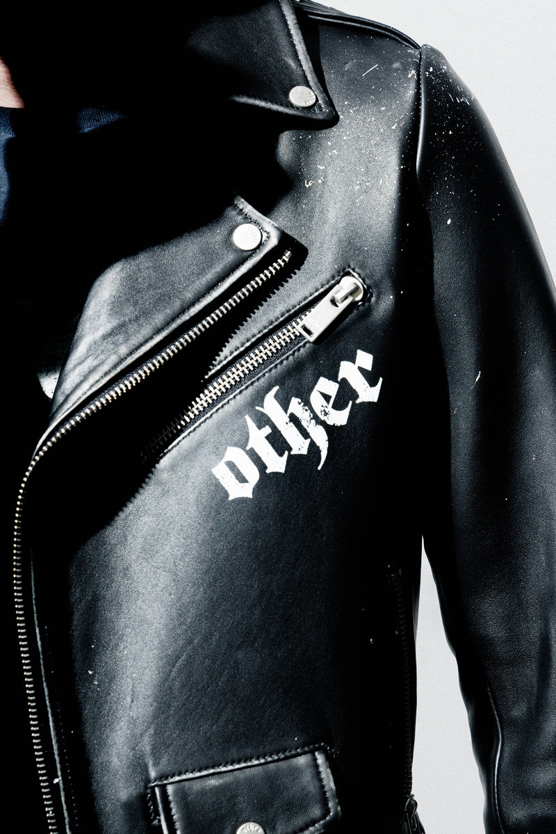 OTHER PRINT STUDIO BIKER JACKET